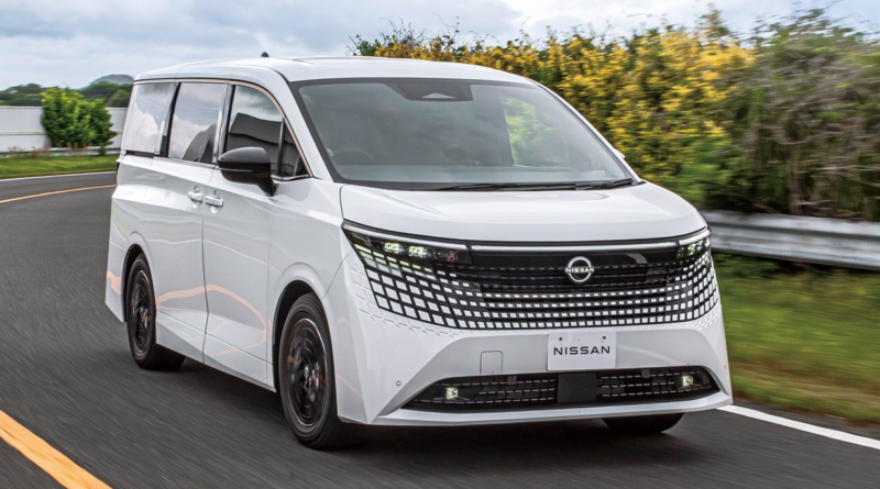 新型日産エルグランドの実車イメージ