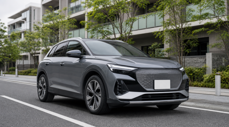 Audi Q4 e-tron 2026をイメージした電動SUV
