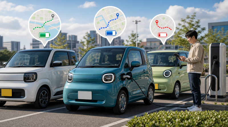 BYD RACCOの航続距離比較イメージ
