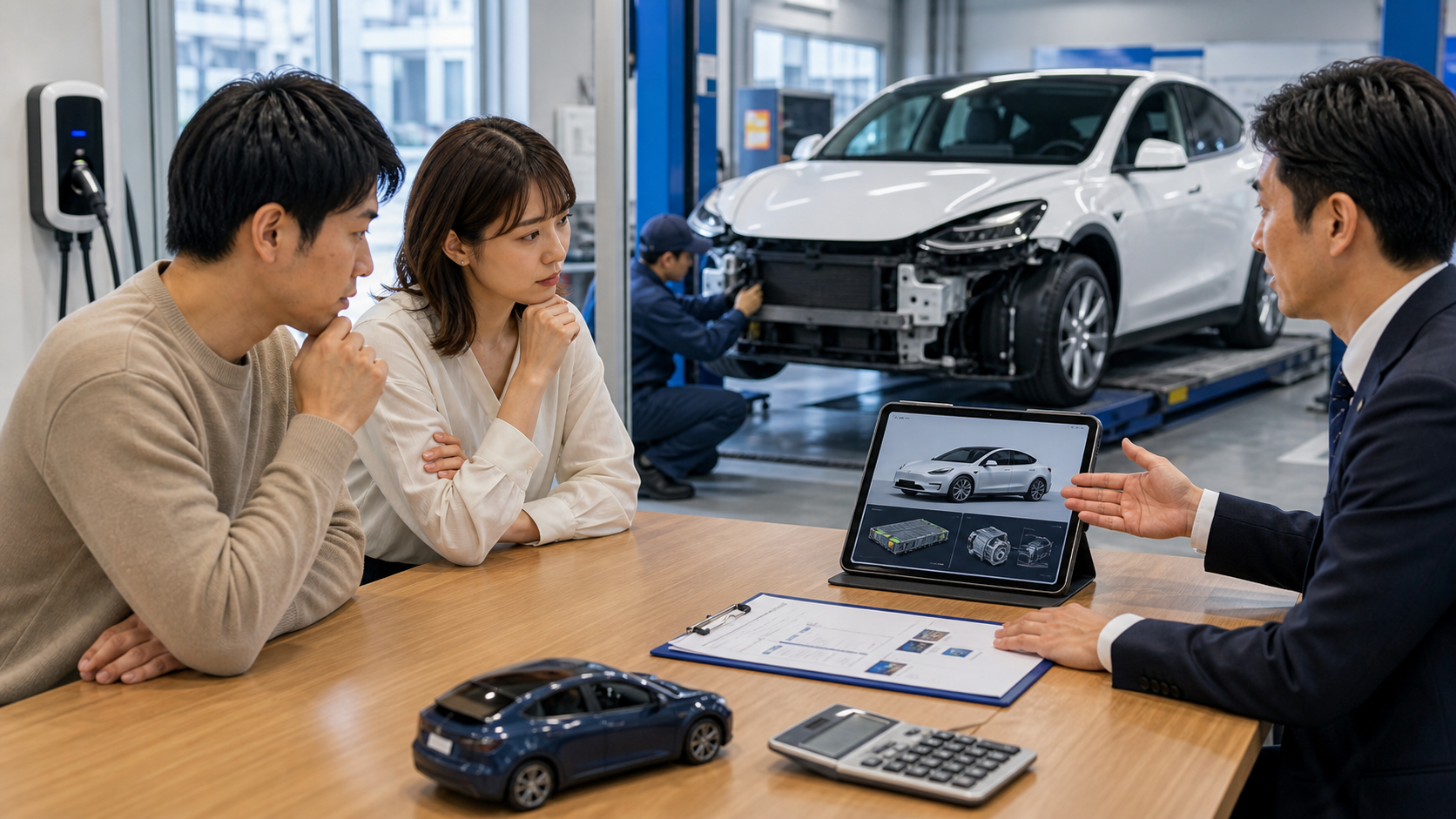 EV保険料は高い？2026｜車両保険・修理費・バッテリー損傷の確認ポイント