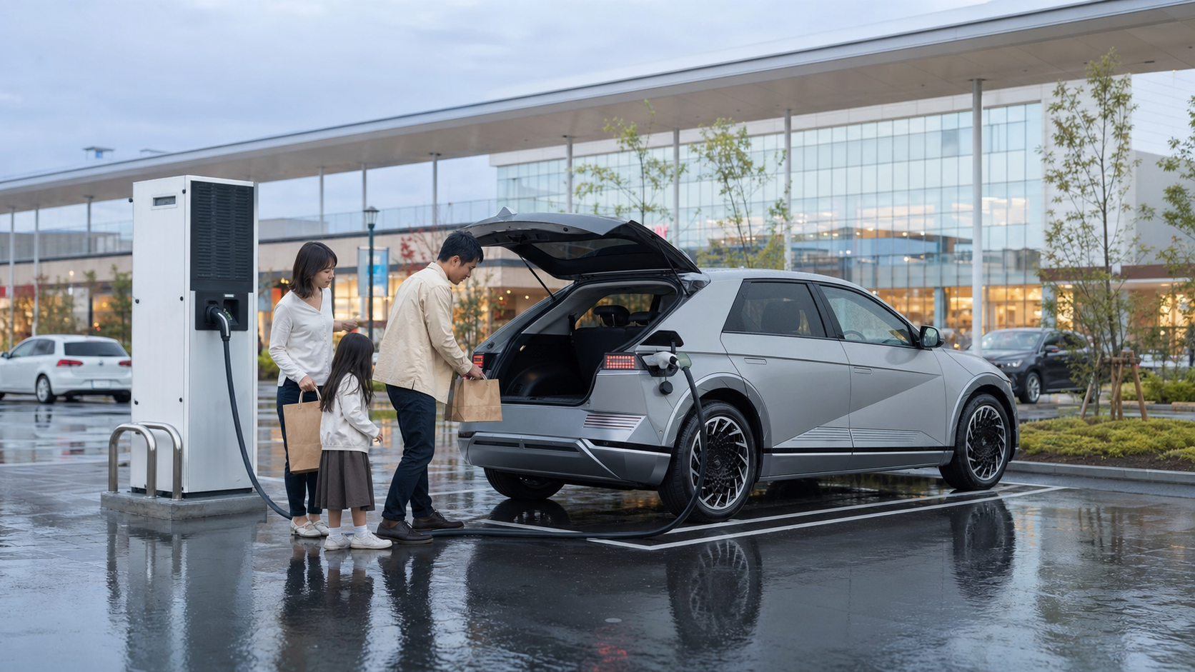 IONIQ 5を急速充電で使うイメージ