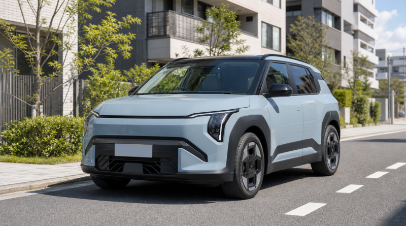 Kia EV3 2026をイメージしたコンパクト電動SUV