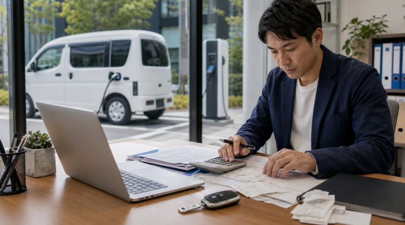 個人事業主のEV確定申告イメージ