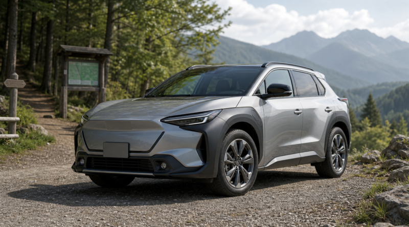 スバル ソルテラ2026をイメージした電動AWD SUV