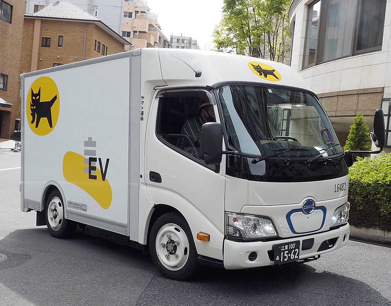 日野デュトロZ EV(ヤマト運輸の実車)