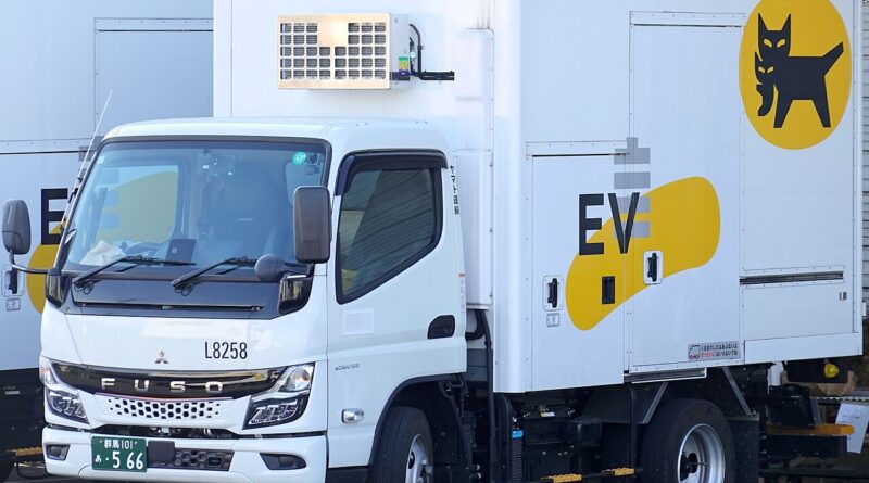 三菱ふそうeCanter（ヤマト運輸の実車）