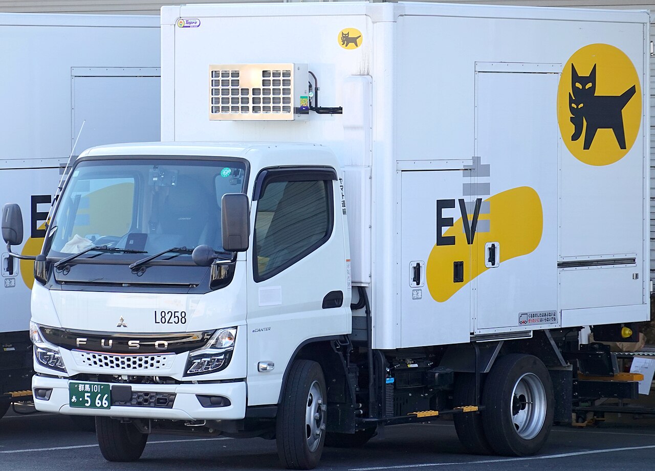 三菱ふそうeCanter(ヤマト運輸の実車)