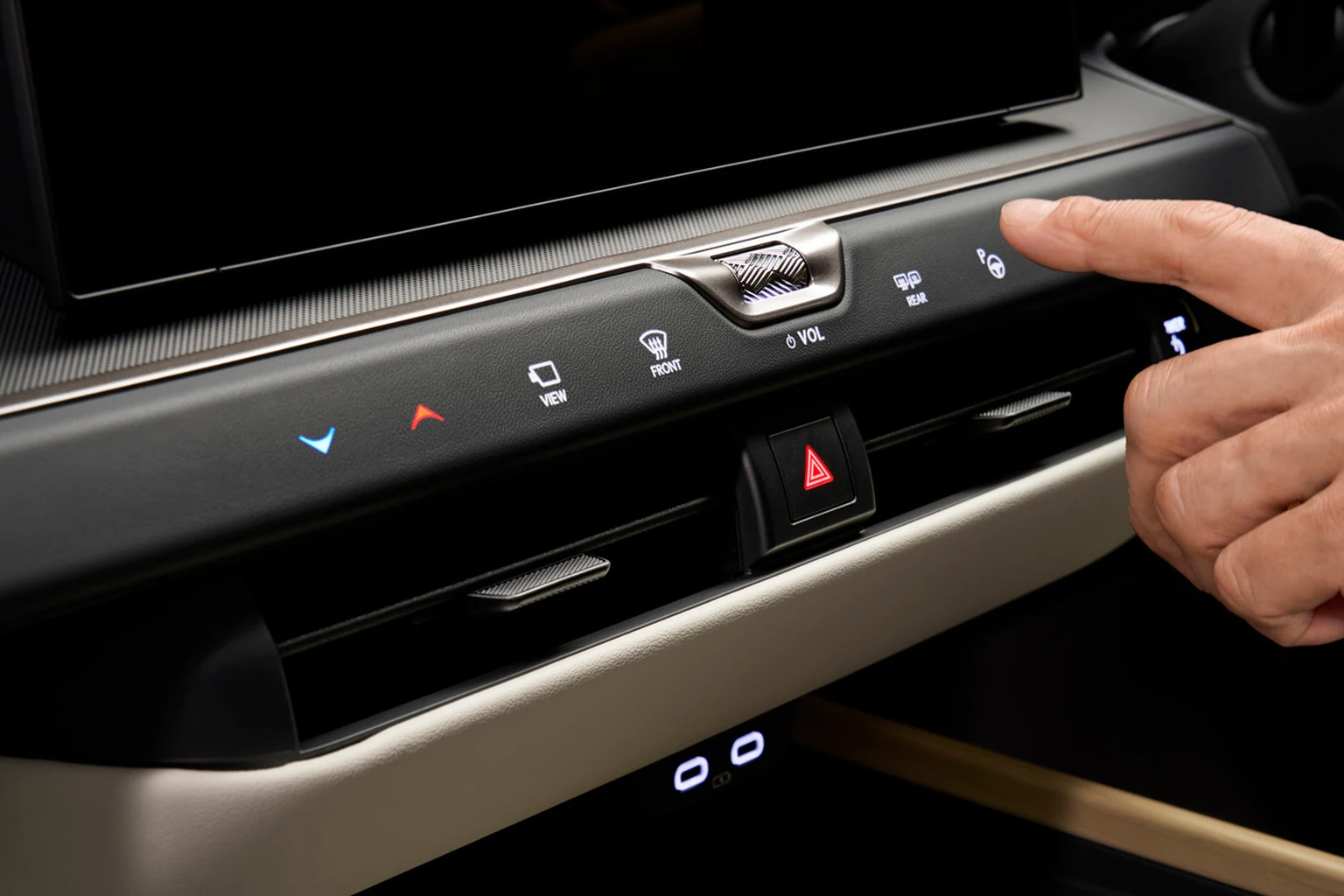 新型ESの操作スイッチ