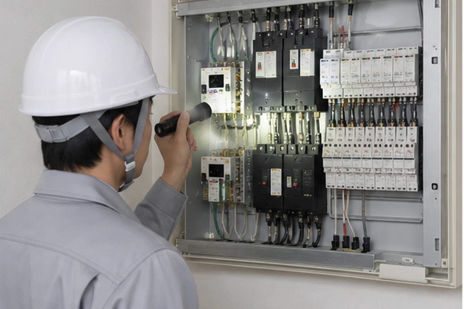 分電盤と専用回路の現地調査