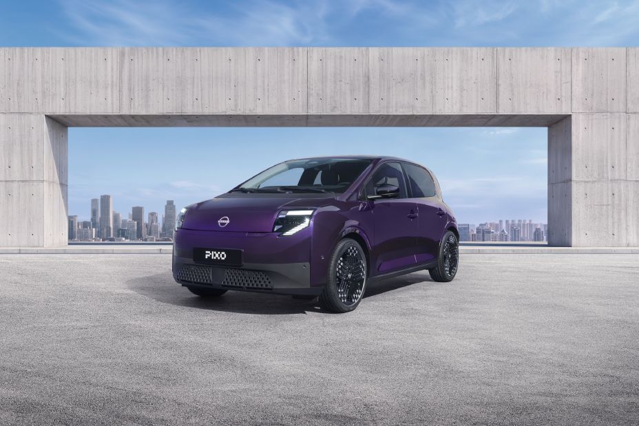 欧州向け日産ピクソの前方斜めからの公式提供画像